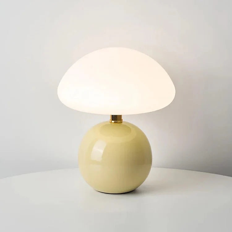 chic franse roomlamp met champignonvorm