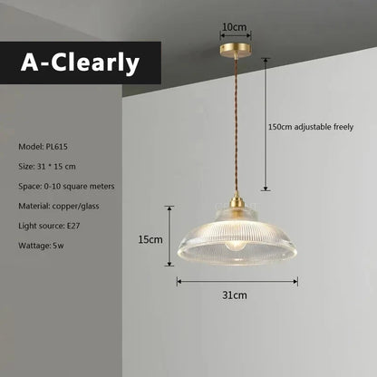 Hanglamp glazen bol Solstice Glow