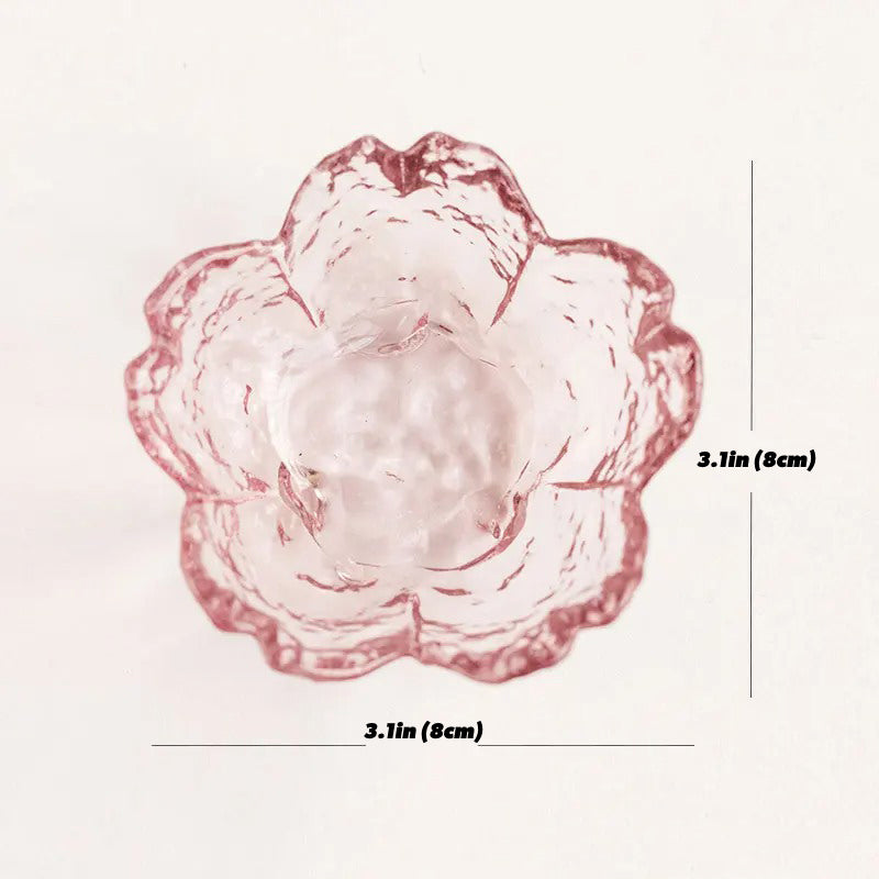 keramische roze bloem kandelaar