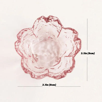 Keramische Roze Bloem Kandelaar