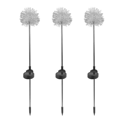 Zonne-LED-tuindlamp Paardenbloemontwerp