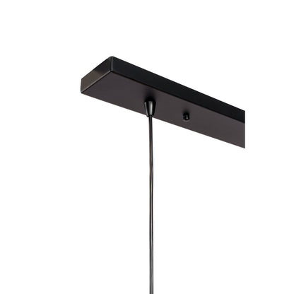 Hanglamp, 5-lichts, H340 zwart