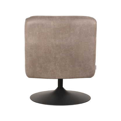 LABEL51 Fauteuil Eli - Taupe - Microfiber