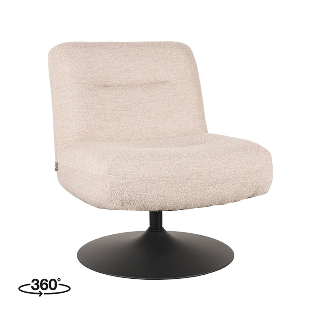 label51 fauteuil eli - natuurlijk - boucle