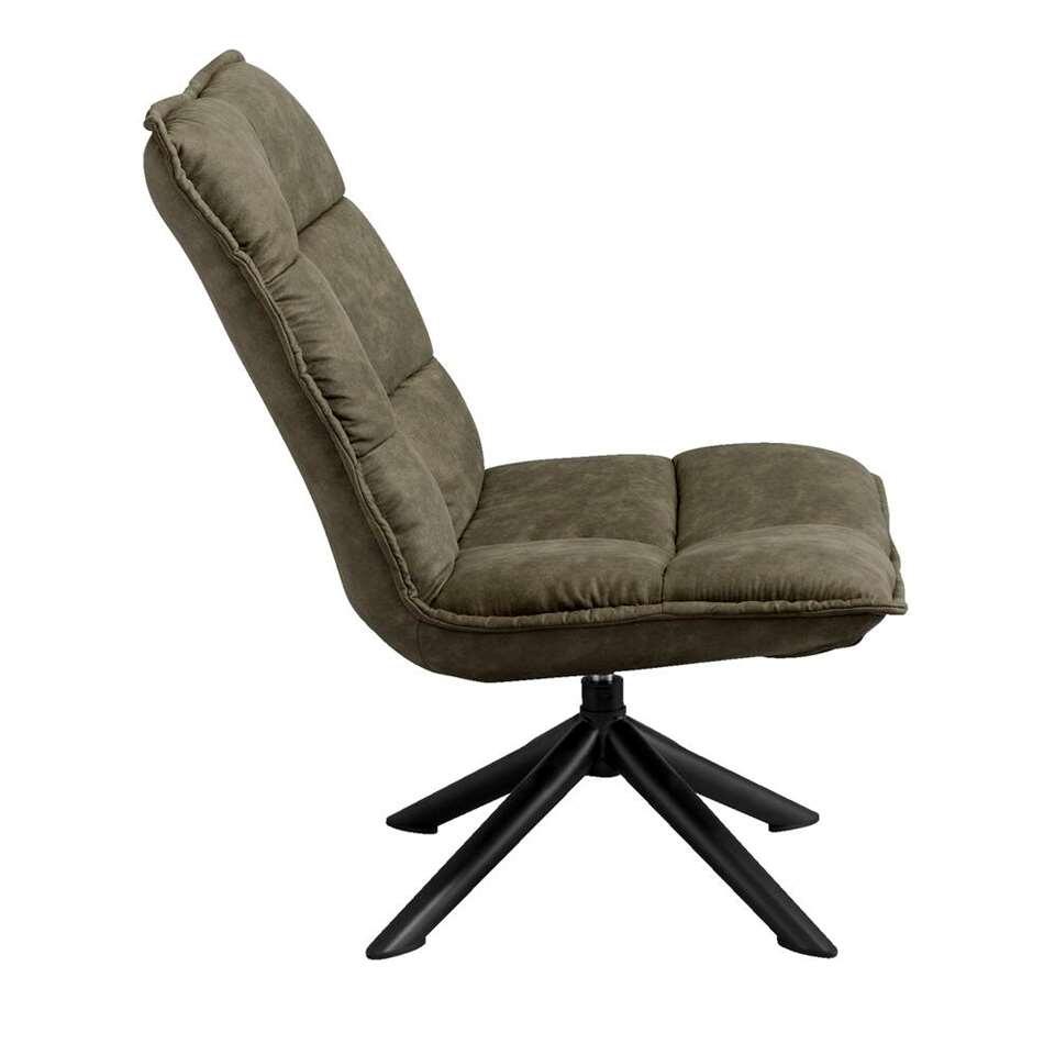 fauteuil lucas microleder army