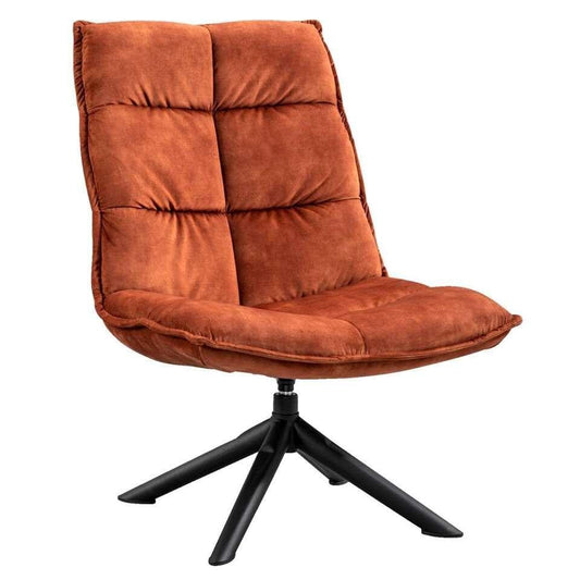 Fauteuil Lucas Velvet Koper