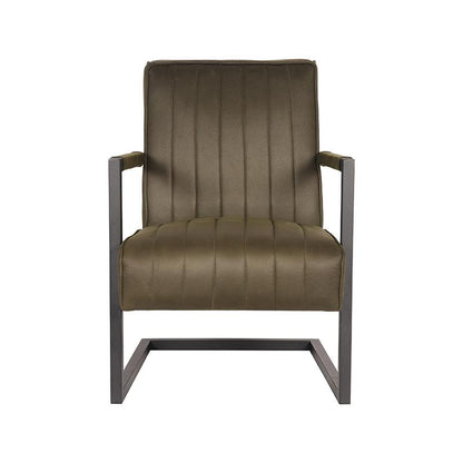 LABEL51 Fauteuil Milo - Legergroen - Microvezel