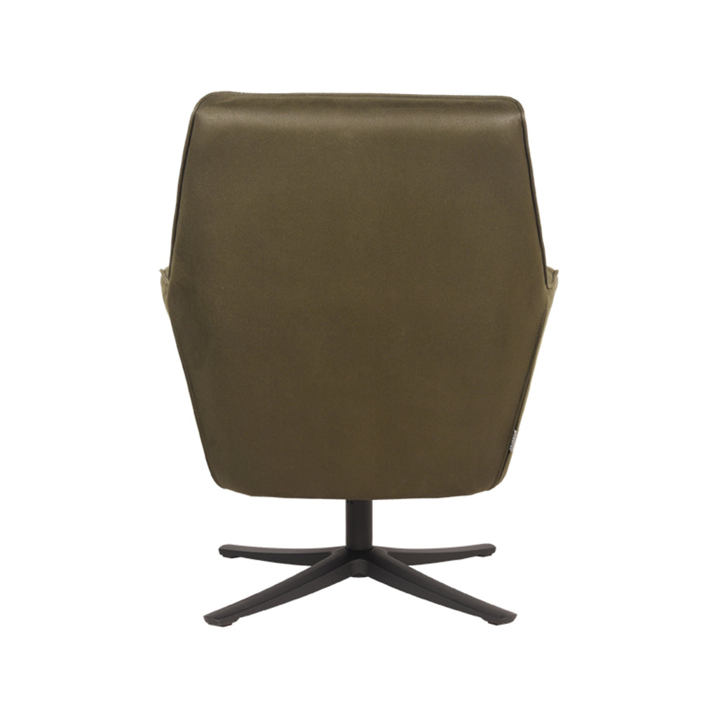 label51 fauteuil tod - legergroen - microvezel