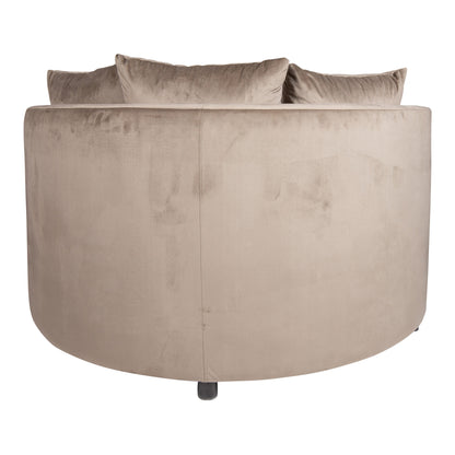 Fayen Velvet Sand fauteuil half round KD