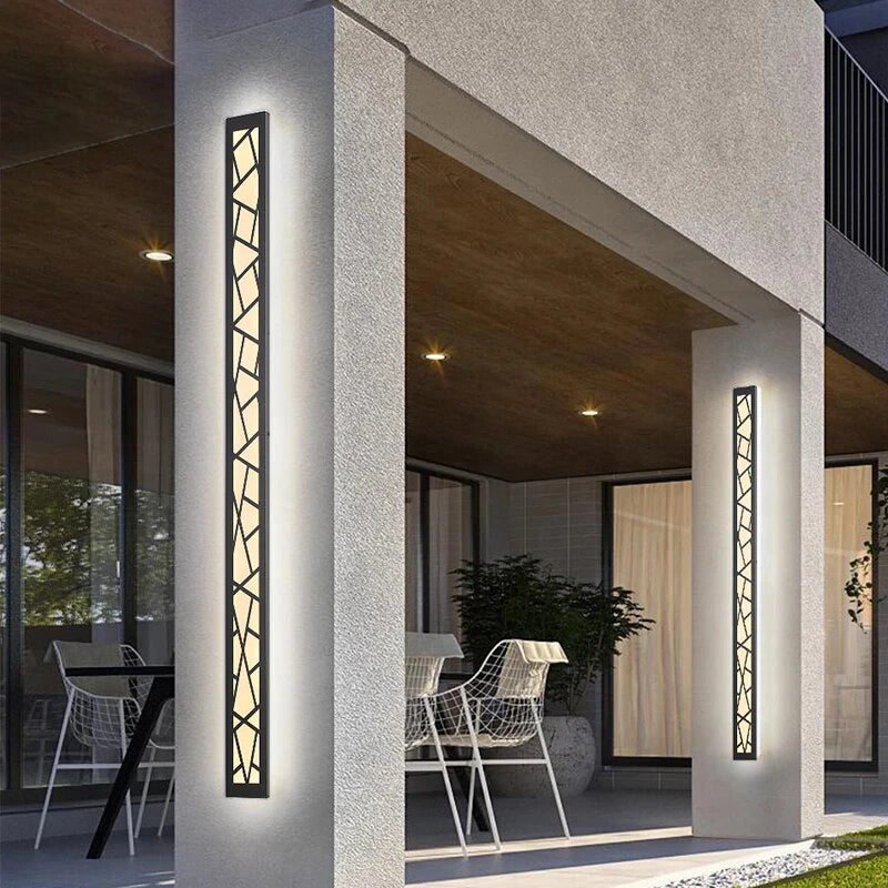 buiten led wandlamp aluminium acryl ip65
