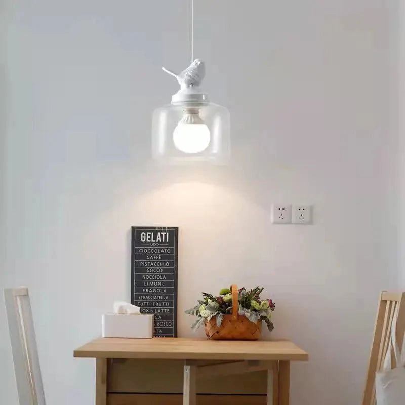 elegante vogel hanglamp voor een stijlvolle verlichting