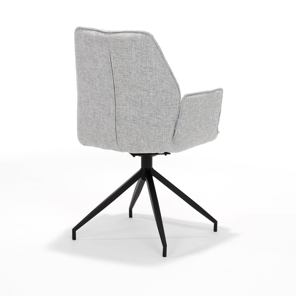 gio fauteuil m4 met draaivoet van stof oasis shell