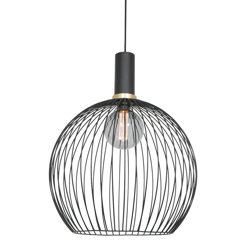 hanglamp aureole 3068zw zwart