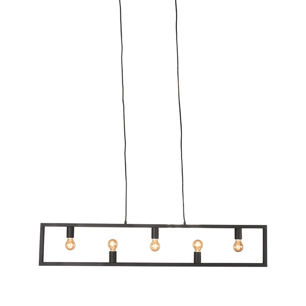 label51 hanglamp quadrato - zwart - metaal