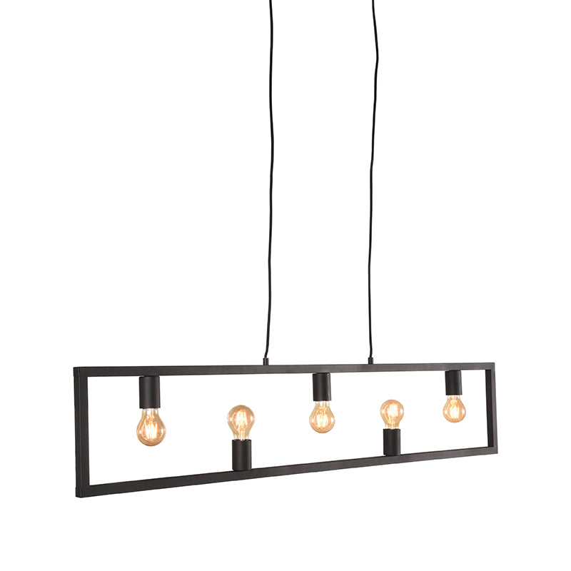 label51 hanglamp quadrato - zwart - metaal