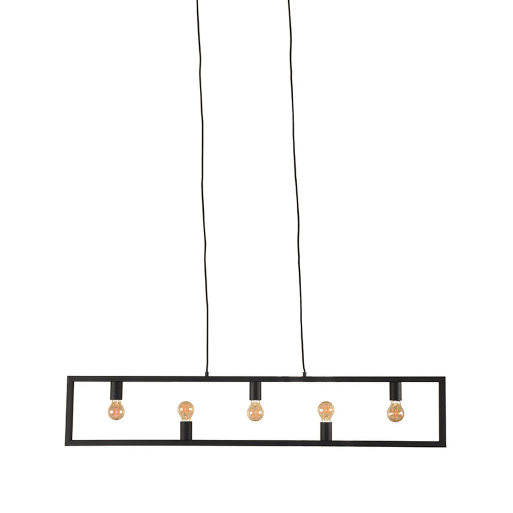 label51 hanglamp quadrato - zwart - metaal