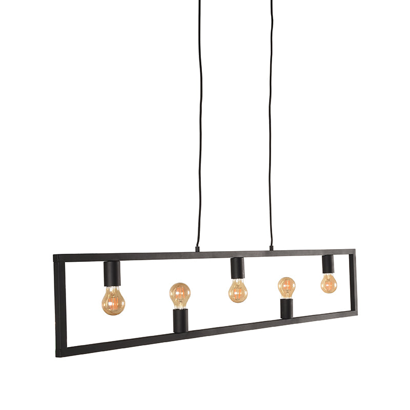 label51 hanglamp quadrato - zwart - metaal