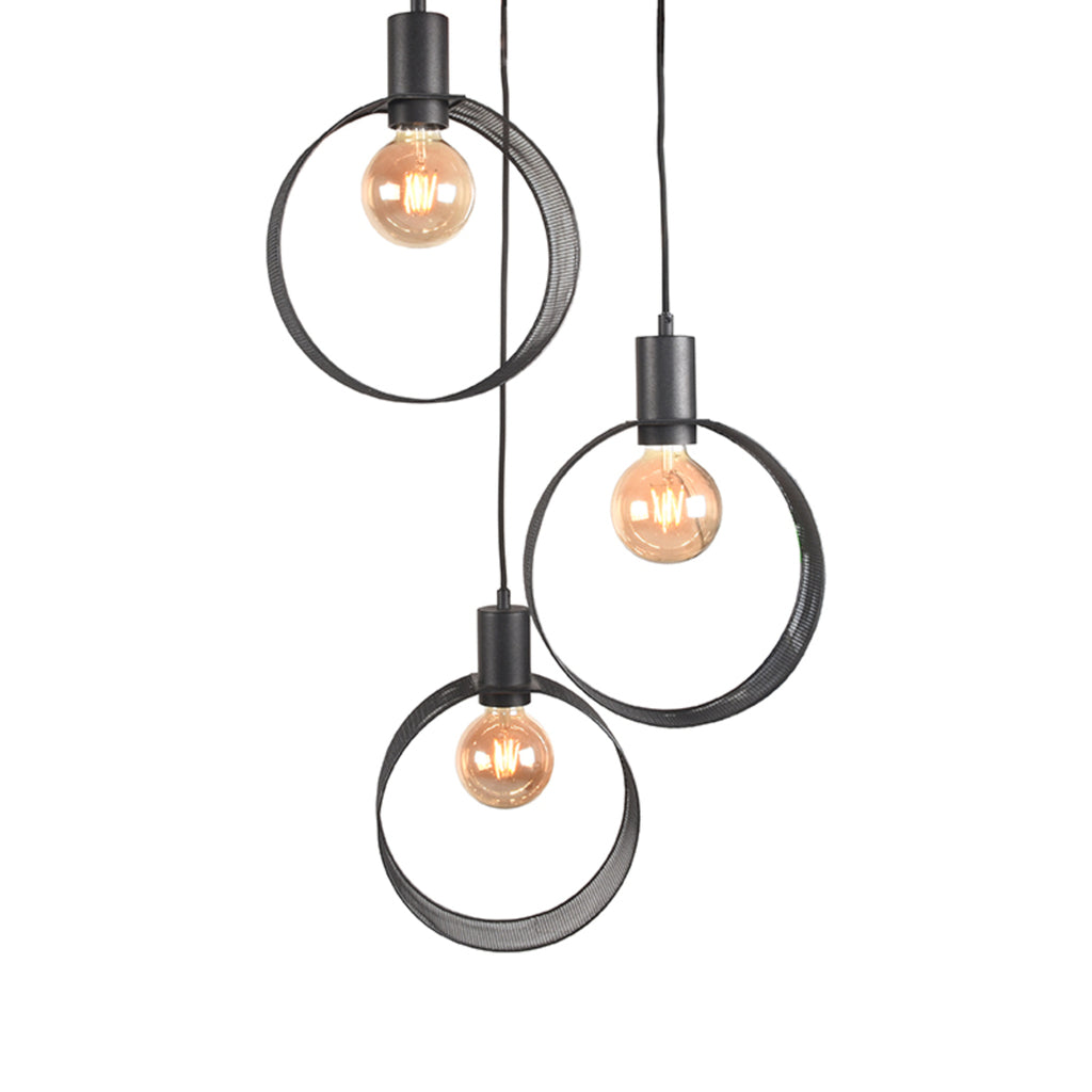 label51 hanglamp ronda - zwart - metaal