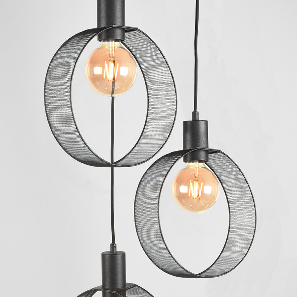 label51 hanglamp ronda - zwart - metaal