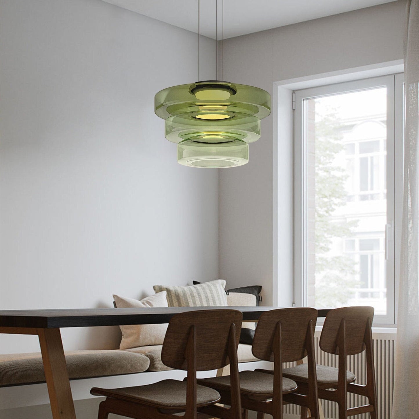 stijlvolle bauhaus glazen hanglampen voor een modern interieur