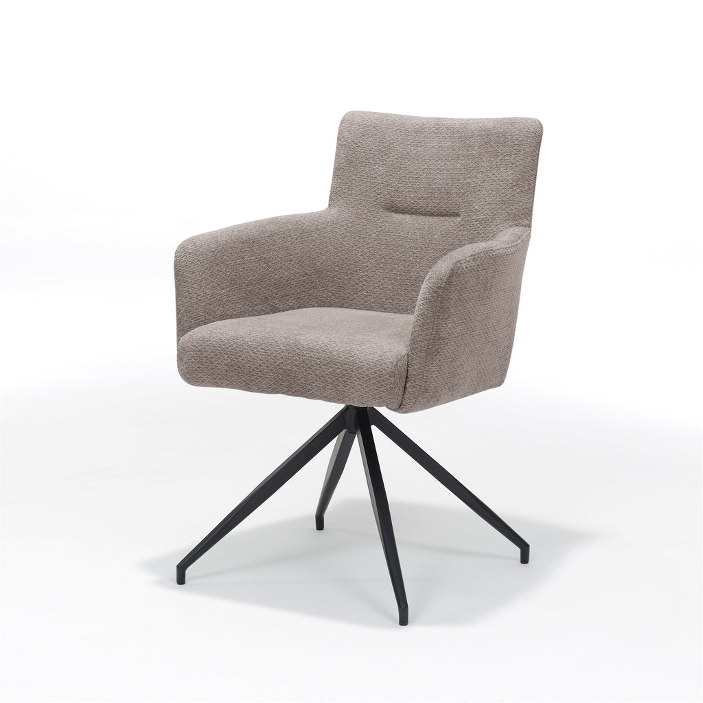 joey fauteuil stof retro bliss taupe