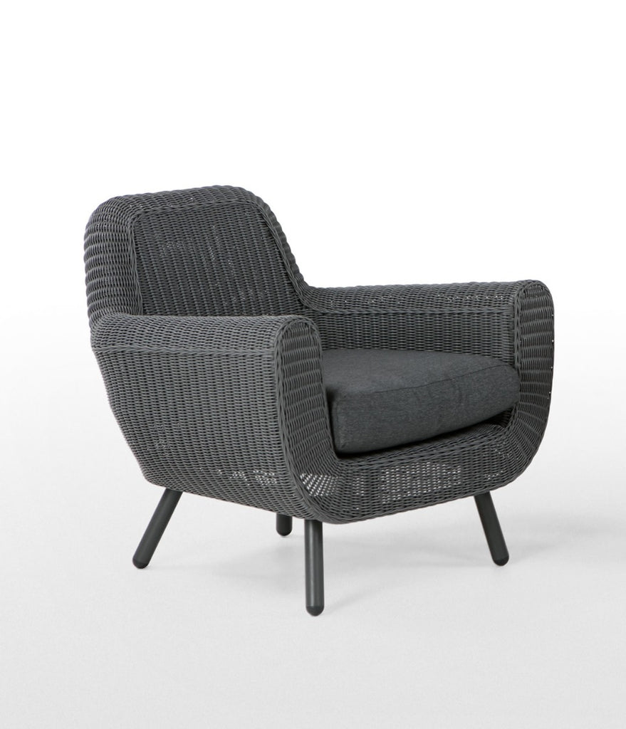 jonah armchair (000314)  -  steel dark grey