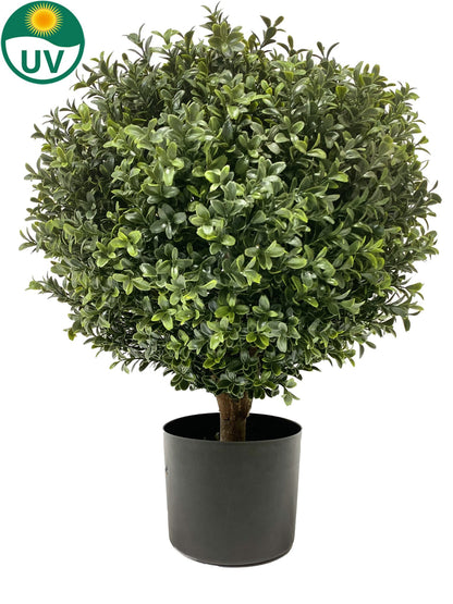 Kunst Buxus op stam met een diameter van 40 cm.