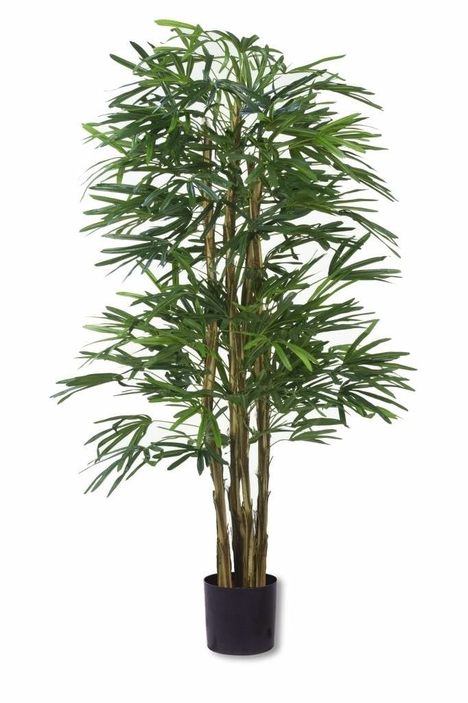 kunstplant lady palm 150 cm brandvertragend