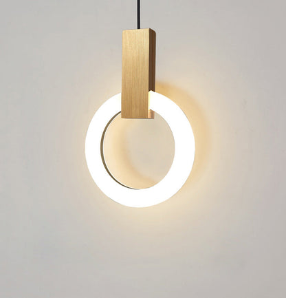 Elegante Nordic Ring Led Hanglamp voor een moderne sfeer