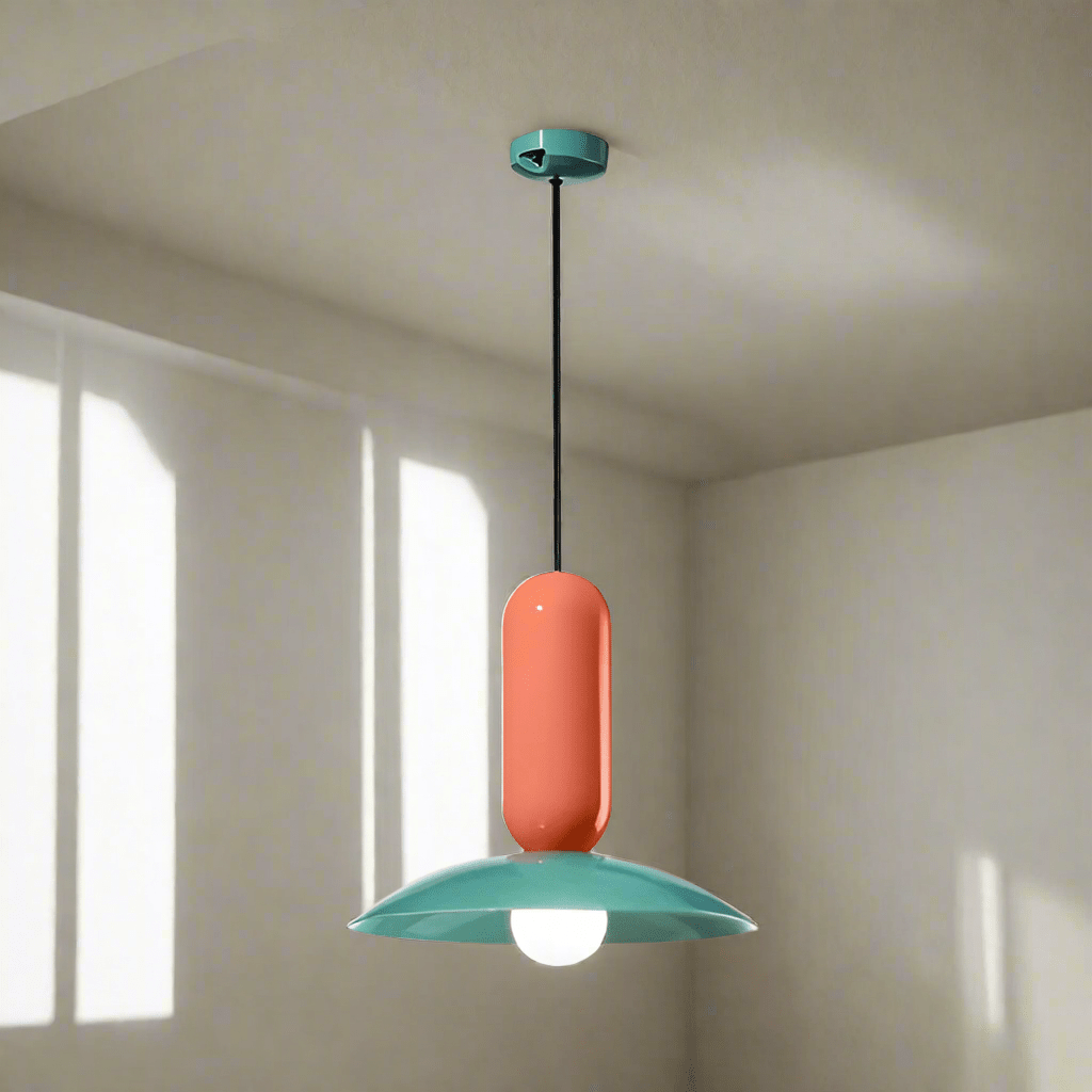 kleurrijke macaron frisbee pau hanglamp voor een speelse touch aan je interieur