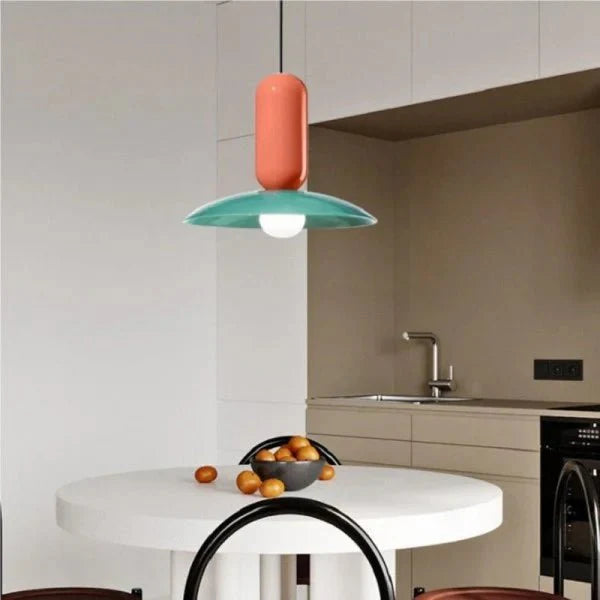 kleurrijke macaron frisbee pau hanglamp voor een speelse touch aan je interieur