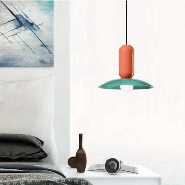 kleurrijke macaron frisbee pau hanglamp voor een speelse touch aan je interieur