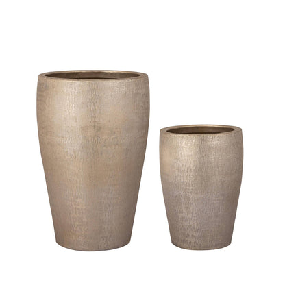 Mialee Champagne aluminium pot rond groot SV2.