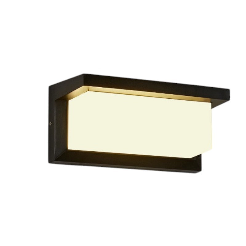 Buiten wandverlichting in moderne aluminium afwerking
