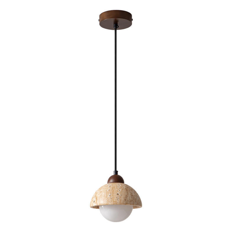 elegante hanglamp van natuurlijk marmer