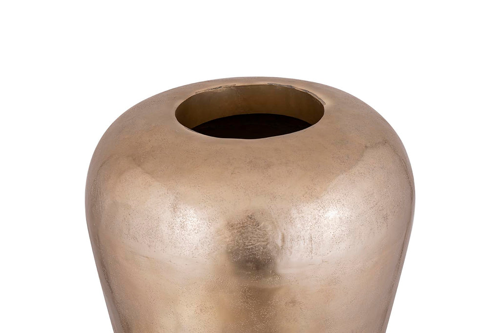 mumbay champagne aluminium pot rond l