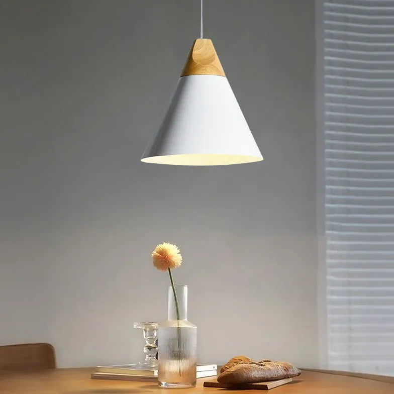 plafondlamp metaal en hout met e27 fitting