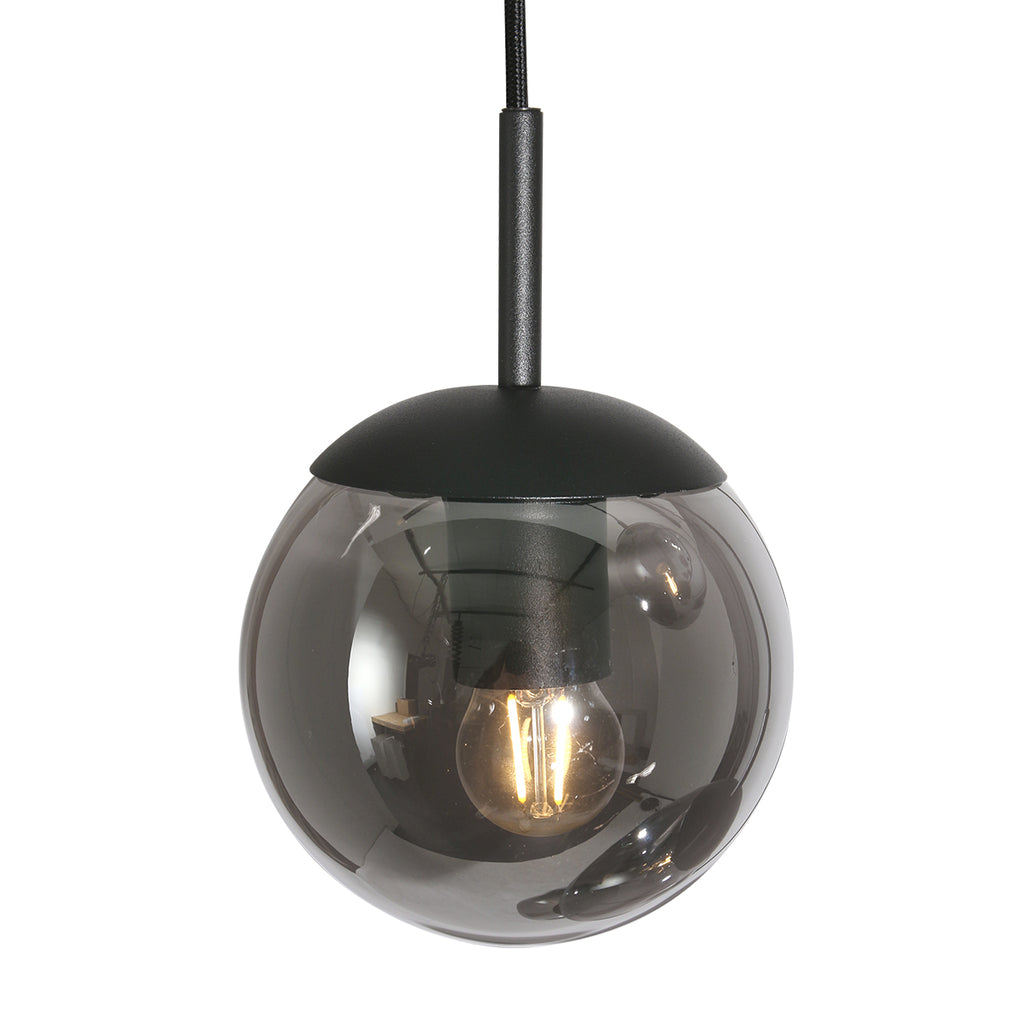 plafondlamp bollique 2730zw zwart