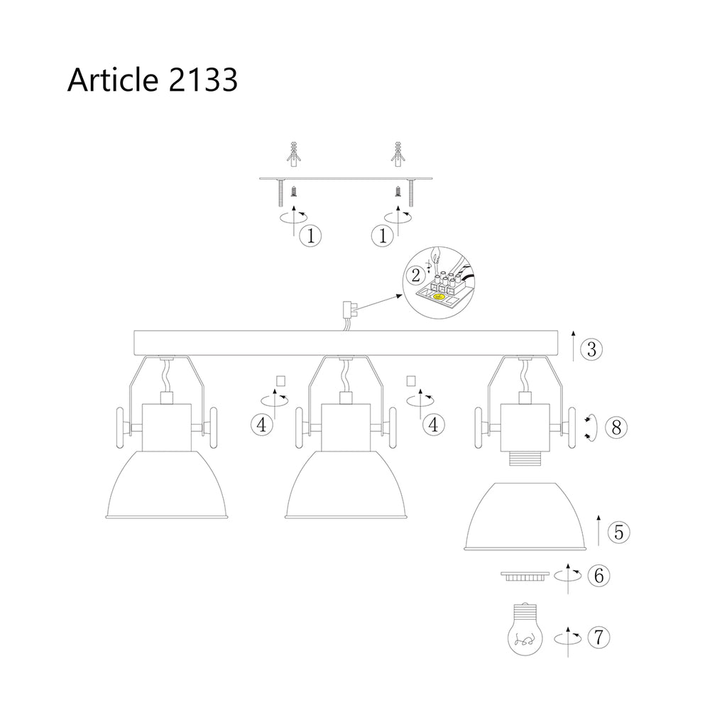 plafondlamp gearwood 2133a antraciet