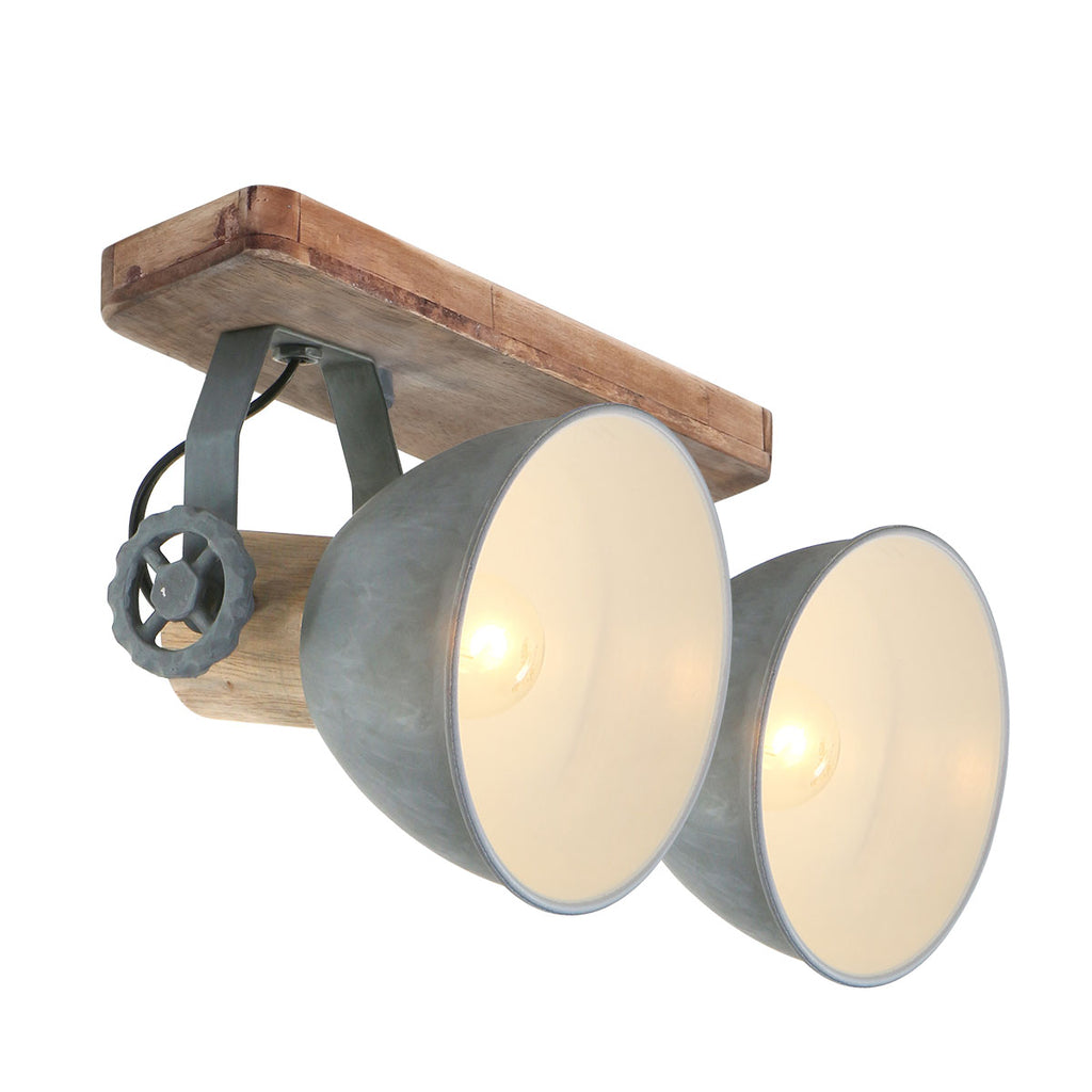 plafondlamp gearwood 7969gr grijs