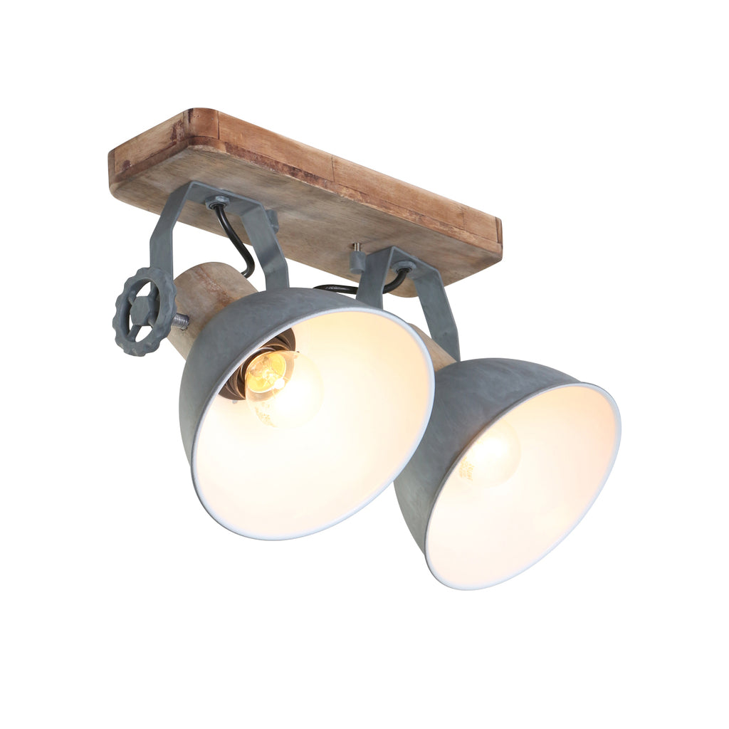 plafondlamp gearwood 7969gr grijs