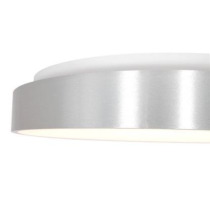 Plafondlamp Ringlede 2562ZI Zilver Ø38cm