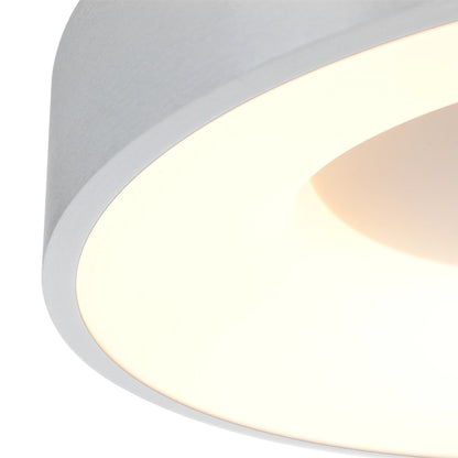 Plafondlamp Ringlede 2562ZI Zilver Ø38cm