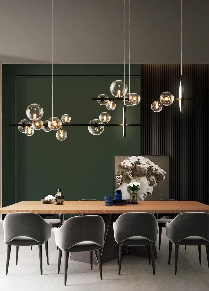 macrocosm | elegante hanglamp van handgeblazen glas