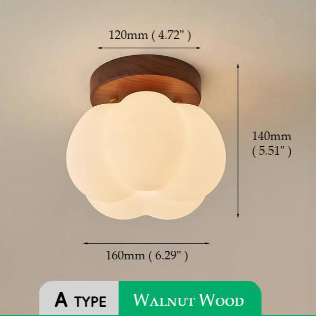 stijlvolle pompoen plafondlamp voor een sfeervolle verlichting