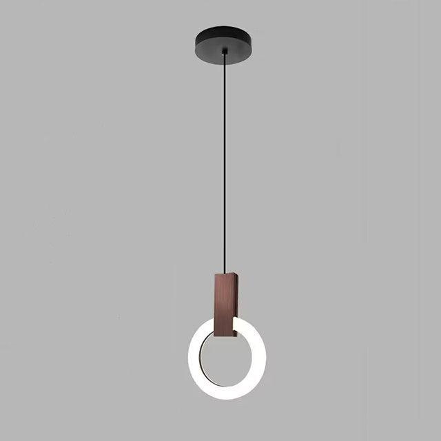 elegante nordic ring led hanglamp voor een moderne sfeer