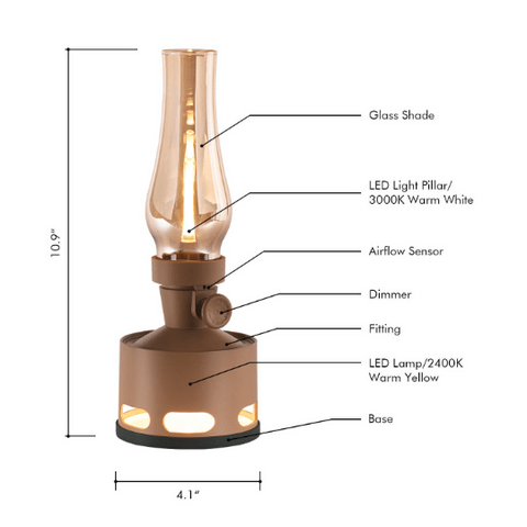 charmante vintage led lantaarn