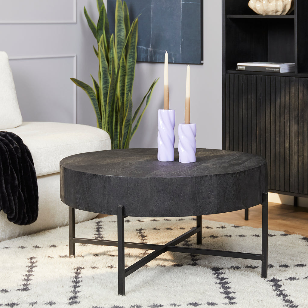 salontafel cooper black | 80 cm