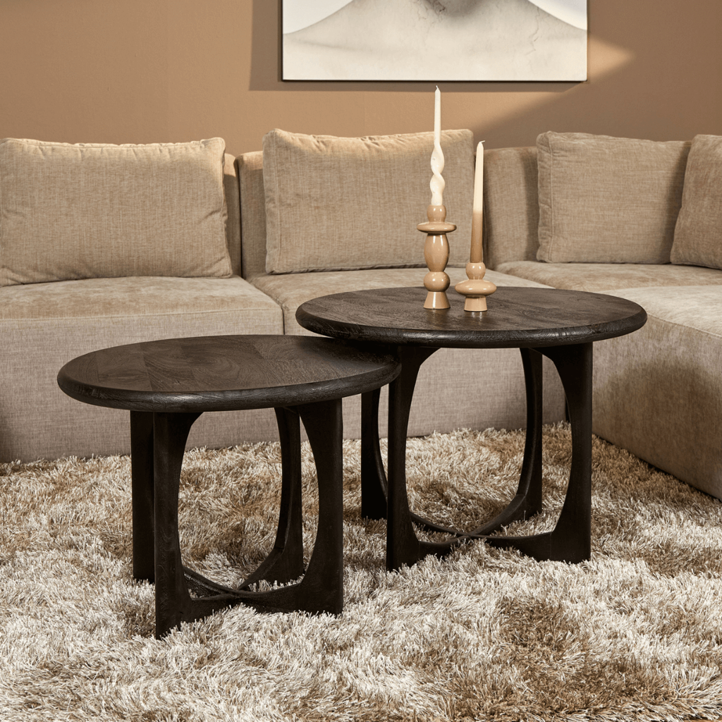 salontafel milou | zwart | 70 cm