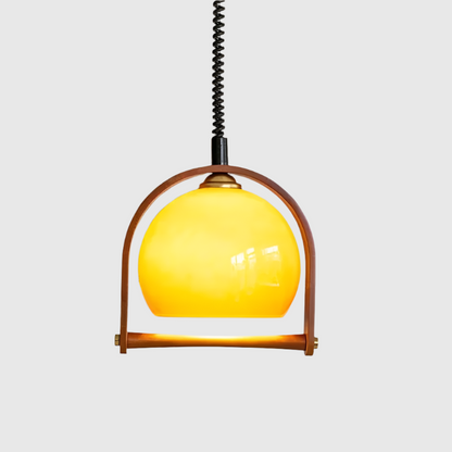 Stijlvolle Vintage Bauhaus Houten Hanglampen voor een Unieke Sfeer